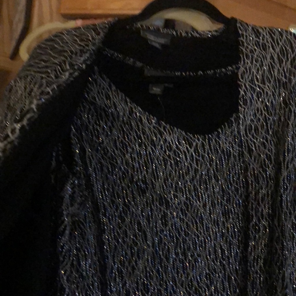 Jacket sleeveless sequined top two piece size XL